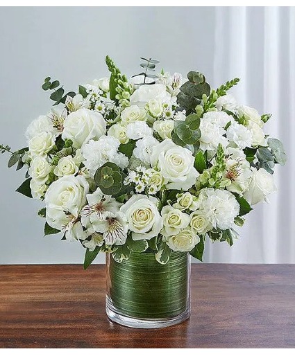 All White Cherished Memories  Bouquet