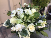 All White Delight Low and Full Arrangement