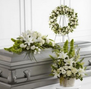 All White Funeral Package A in Lauderhill, FL | BLOSSOM STREET FLORIST All White Funeral Package A in Lauderhill, FL | BLOSSOM STREET FLORIST