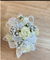 All white   homecoming  prom 