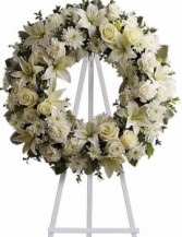 All White Wreath