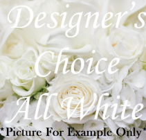 Mixed All White Wrist Corsage & Boutonniere Designers Choice Corsage & Bout