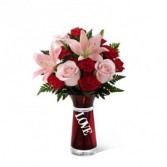 All You Need Is Love Bouquet Pink Red