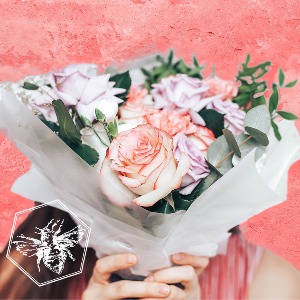 Soft Pastel Mixed Bouquet Designers Handtied Bouquet