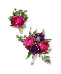 Allure Corsage and Boutonniere Set Prom