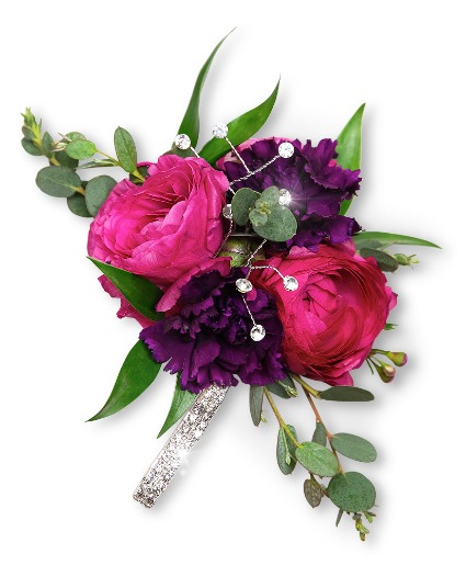 Allure Corsage Flower Arrangement