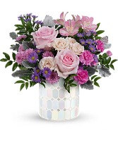 Alluring Mosaic Bouquet Special Mosaic Container