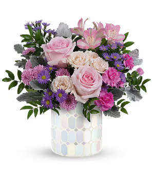 Alluring Mosaic Fresh Floral Arrangement