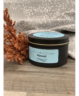 Almond Candle Tin 