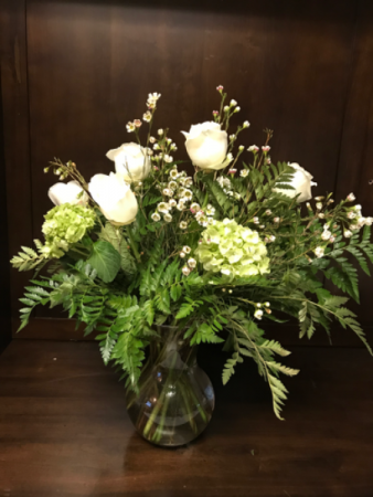 Almond Splendor Sympathy Flowers