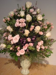 Alter Arrangement of Roses