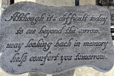 Although Memorial Garden Stone