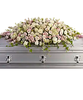 always adored casket spray casket  flowers