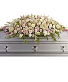 always adored casket spray casket  flowers