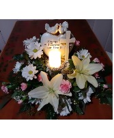 Always and Forever in our Hearts  flickering candle 