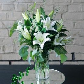Always Elegant Lilies Arrangement