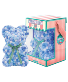 Always & Forever Pom Pom Marshmallow Bear - Blue Marshmallow Bear