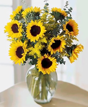 Always in my Mind Sunflowers arragment