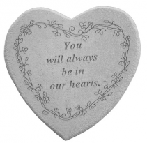 Always in Our Heart Plaque