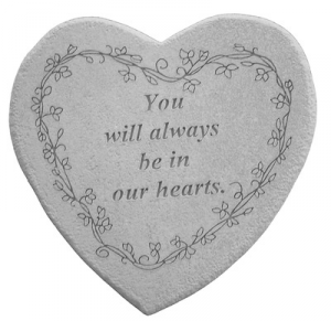 Always in Our Heart Plaque