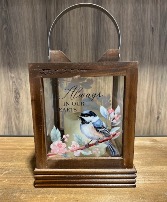 Always In Our Hearts Bird lantern sympathy lantern