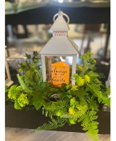 Always in our Hearts Lantern with LED Candle 