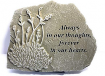 ALWAYS IN OUR THOUGHTS MEMORIAL STONE 