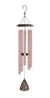 "Always Near" 44" Rose Gold Wind Chime 