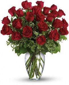 VALENTINE'S SPECIAL!! ORDER EARLY AND SAVE! 2 DZ  LONG STEM ROSES WITH BALLOON
