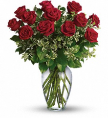 Always on My Mind Red Rose Bouquet