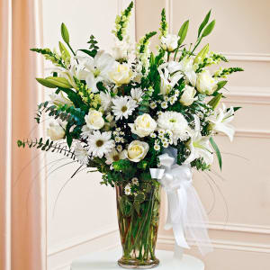 Always Remembered White Flowers