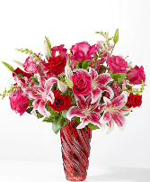 Always You Bouquet with Luxe Swirl Vase FTD