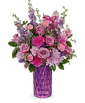 Amazing Amethyst Bouquet  Vase Arrangement