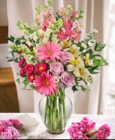 AMAZING DAY BOUQUET SPRING FLOWERS Vase Arrangement