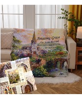 Amazing Grace  50x60 quilted throw