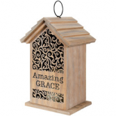 Amazing Grace Birdhouse with Candle