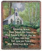 Amazing Grace How Sweet The Sound Sympathy Throw