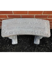 Amazing Grace Memorial Bench 