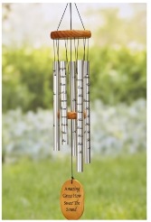 Amazing Grace Memorial, Wind Chime Keepsake 