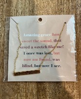 Amazing Grace Necklace necklace