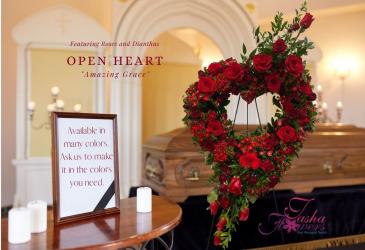 "Amazing Grace" Open Heart in Baltimore, MD | Tasha Flowers-Your Personal Florist