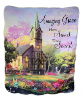 Amazing Grace Quilted Throw 