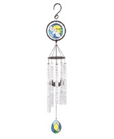 Amazing Grace Stained glass Dove Chime Wind Chimes