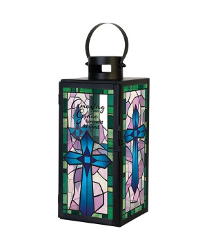 Amazing Grace Stained Glass Lantern Lantern