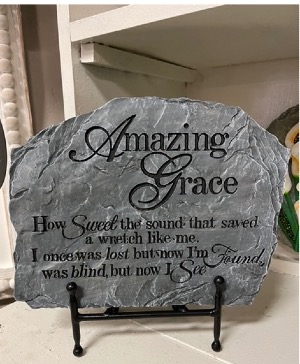 Amazing Grace stone Memorial stone