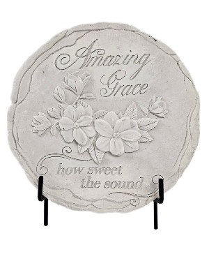 Amazing Grace Stone With Easel