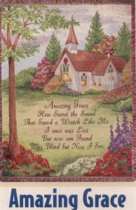 Amazing Grace Sympathy Tapestry