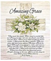 Amazing Grace Cross Throw Blanket 