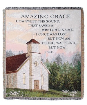 Amazing Grace Woven Tapestry Throw