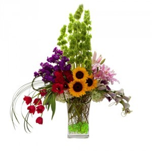 Amazment In Bloom Vased Spring